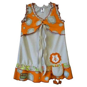 Fair Trade Dress - 'Lion Pocket Paws' 3/4Y