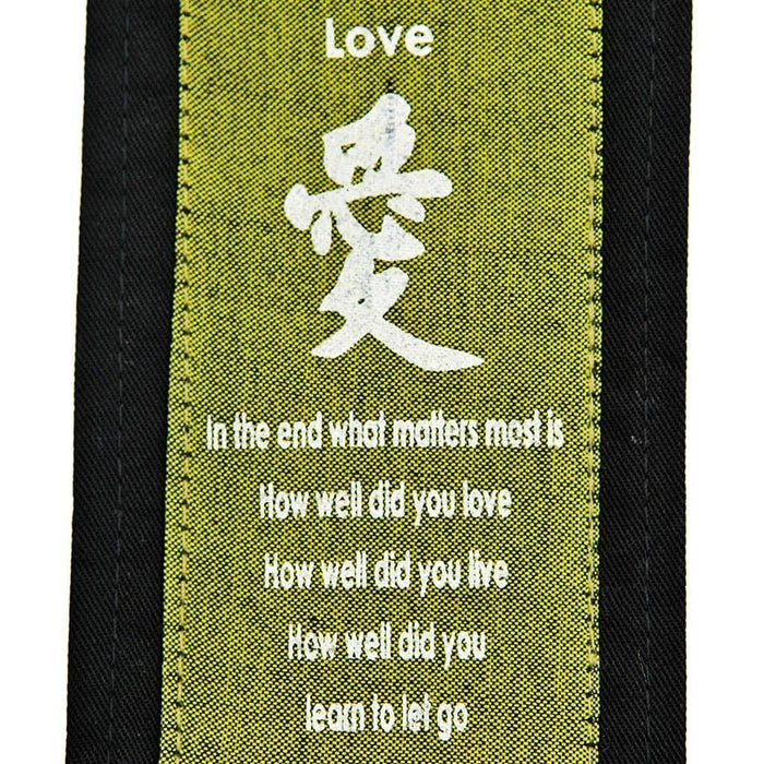 Fair Trade Feng Shui Affirmation Banner - 'Love' - Green