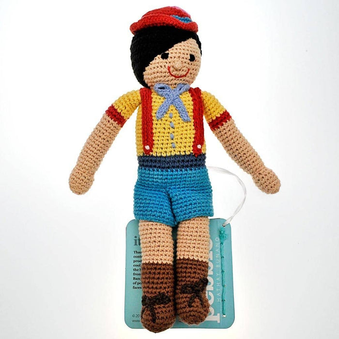 Fair Trade Hand Crocheted Doll - Pinocchio (WSL)