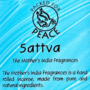 Fair Trade Hand Made  'India' Incense - 12 Mini Sticks - Sattva