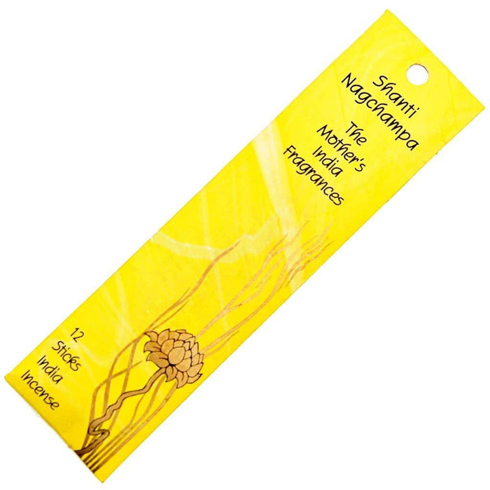 Fair Trade Hand Made 'India' Incense - 12 Mini Sticks - Shanti Nag Champa