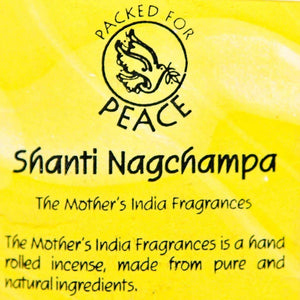 Fair Trade 'India' Incense - 12 Mini Sticks - Shanti Nag Champa