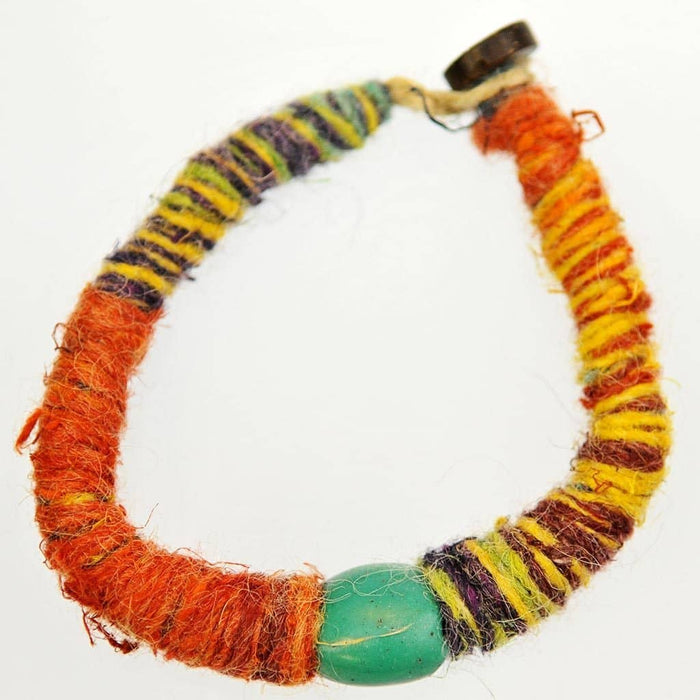Fair Trade Hemp Bracelet with Bead (WSL)