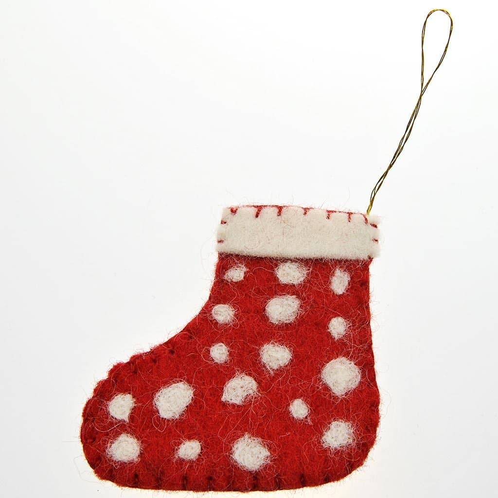 Mini Felt Christmas Stocking