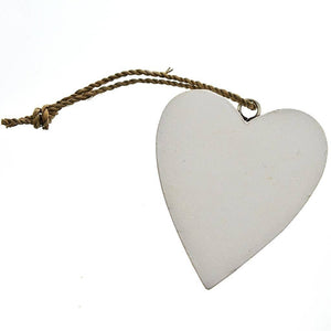 Fair Trade Mini Heart Plaque - 'I Love Pixies'