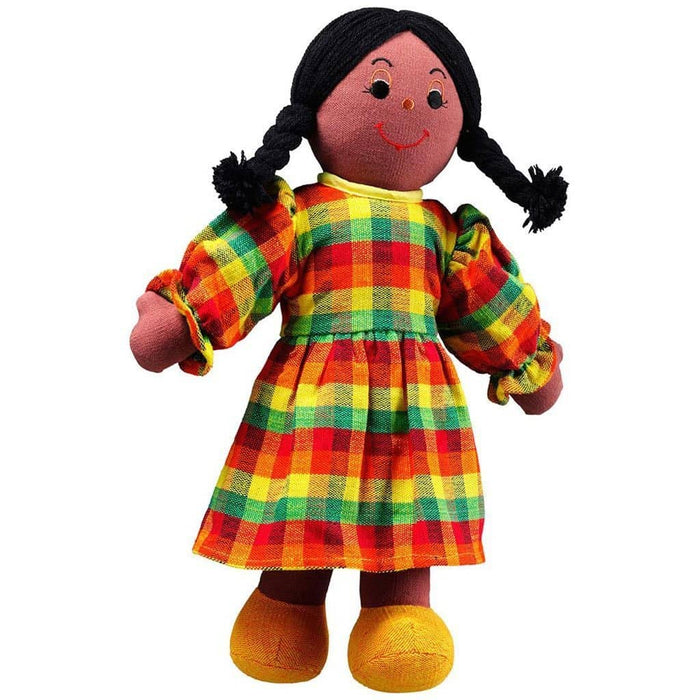 Fair Trade Mum Doll with Black Skin