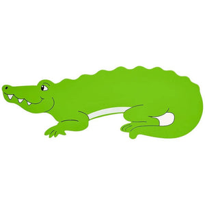 Fair Trade Name Plaque - Green Crocodile