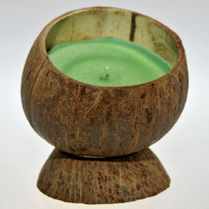 Fair Trade Natural Coconut Shell Aromatic Candle - Cananga