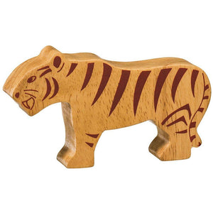 Fair Trade Natural Wooden Tiger