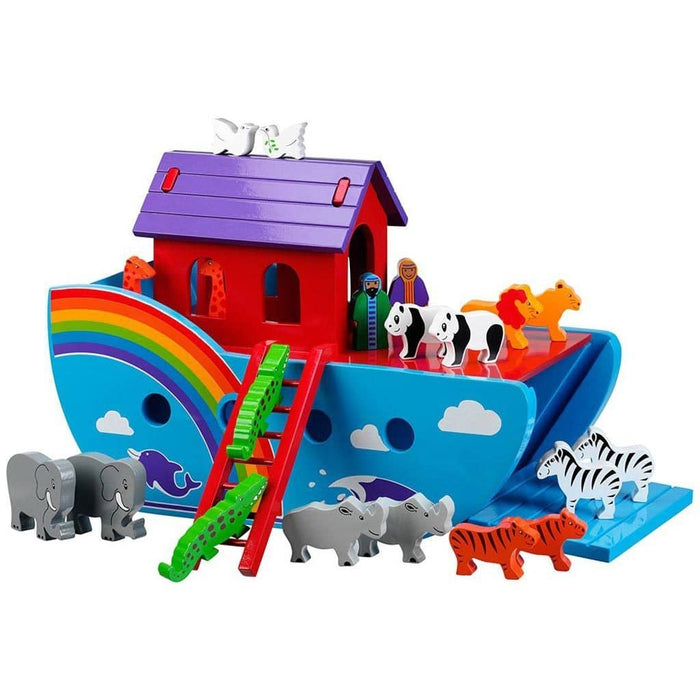 Fair Trade Noah's Ark - Large, Rainbow