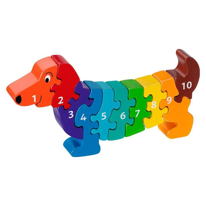Fair Trade Number Jigsaw (1-10) - Dog