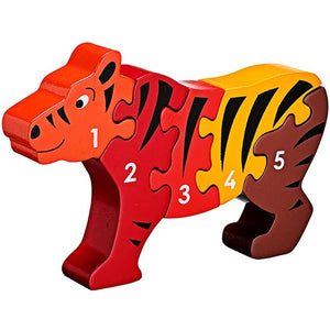 Fair Trade Number Jigsaw (1-5) - Tiger