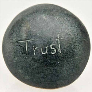 Fair Trade Palewa Pebble - Grey, 'Trust'