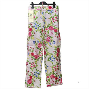 Fair Trade Pyjama Bottoms - Pink 'Rosa', Size 10 (S)