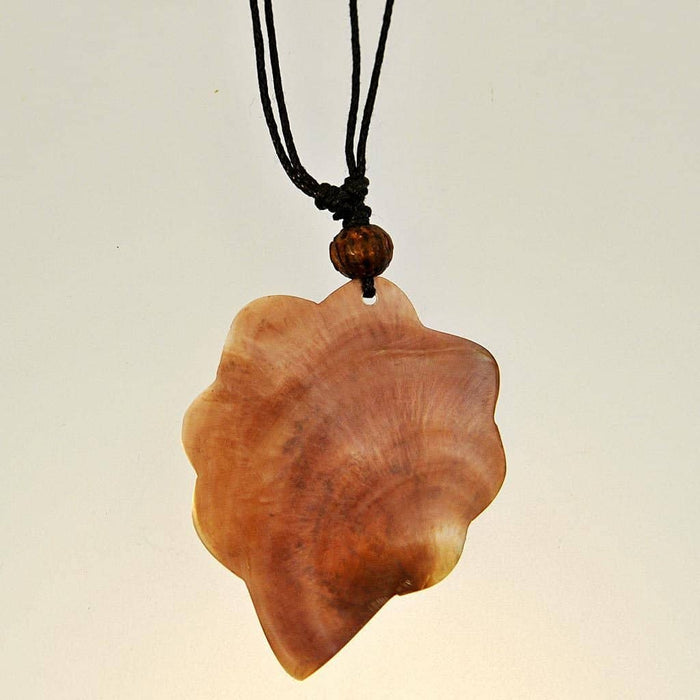 Fair Trade Shell Necklace on Waxed Cord (WSL)