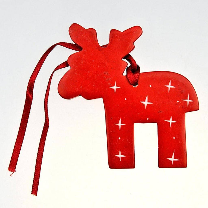 Fair Trade Soapstone Christmas Decoration - Reindeer (WSL)