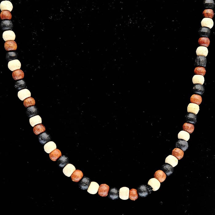 Fair Trade Surfer Necklace - Wooden Beads (WSL)