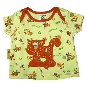 Fair Trade T-Shirt - 'Baby Leopard' 0-3m