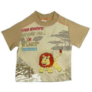 Fair Trade T-Shirt - 'Lion Let Loose' 4/5Y