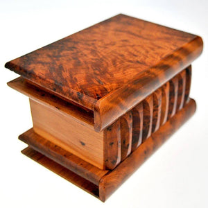 Fair Trade Thuya Wood Hand Made 'Secret Box'