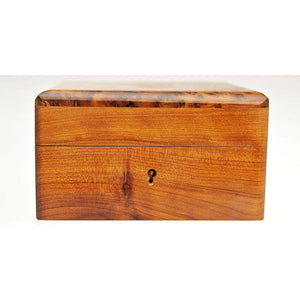 Fair Trade Thuya Wood Locking Box - Small