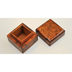 Fair Trade Thuya Wood Small Square Box