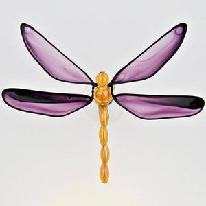 Fair Trade Window Bug in a Box - Purple Dragonfly