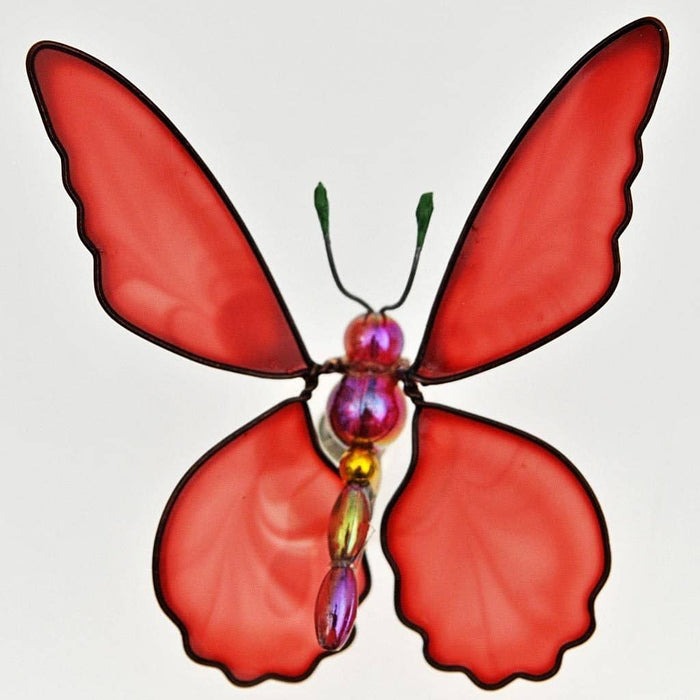Fair Trade Window Bug in a Box - Red Butterfly