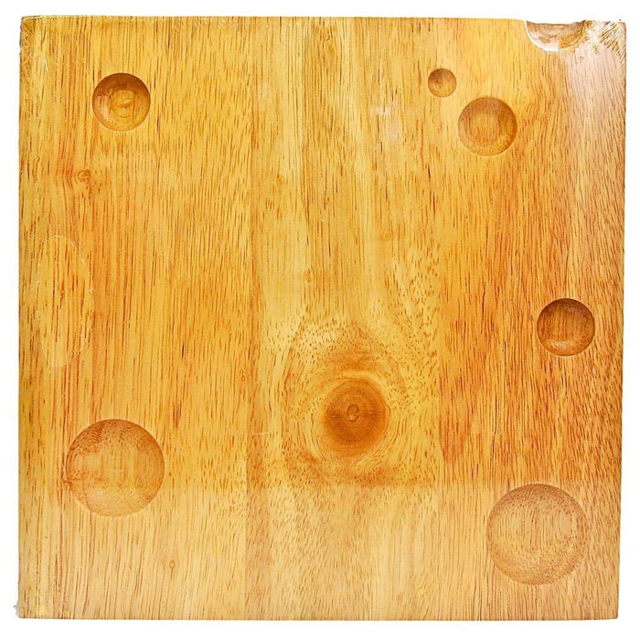 Fair Trade Wooden Cheese Board - Holey Cheese (WSL)