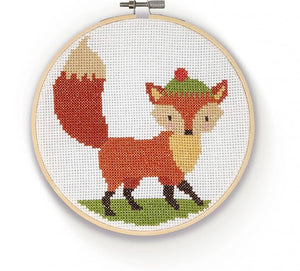 Fox Cross Stitch Kit (Age 10+)