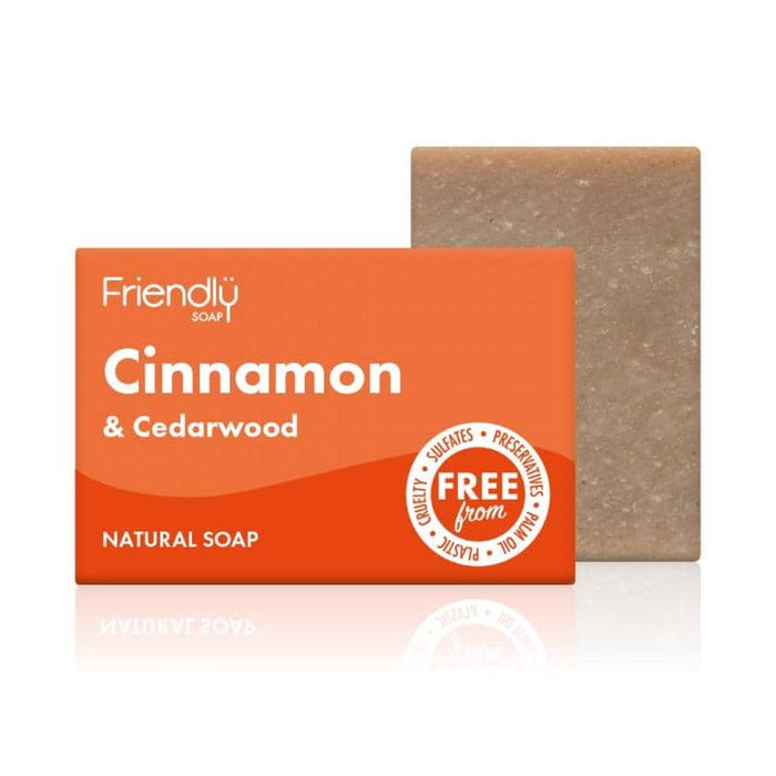 Friendly Soap - Cinnamon & Cedarwood Bar 95g