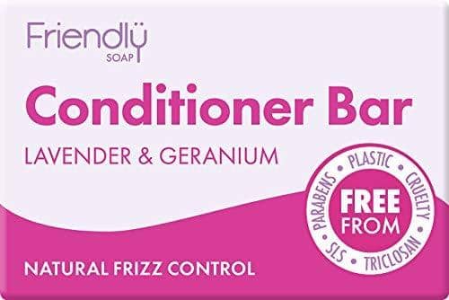 Friendly Soap - Lavender & Geranium Conditioner Bar 90g