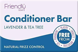 Friendly Soap - Lavender & Tea Tree Conditioner Bar 95g