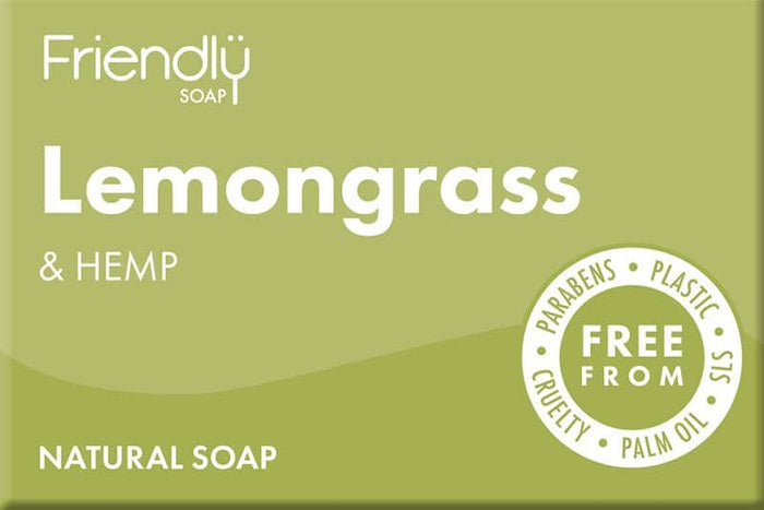 Friendly Soap - Lemongrass & Hemp Bar 95g