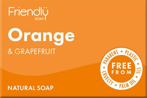 Friendly Soap - Orange & Grapefruit Bar 95g