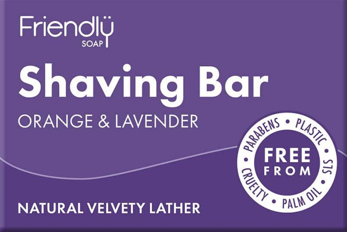 Friendly Soap - Orange/Lavender Shaving Bar 95g