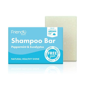 Friendly Soap - Peppermint & Eucalyptus Shampoo Bar 95g