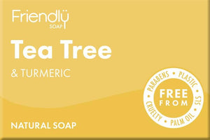 Friendly Soap - Tea Tree & Turmeric Bar 95g