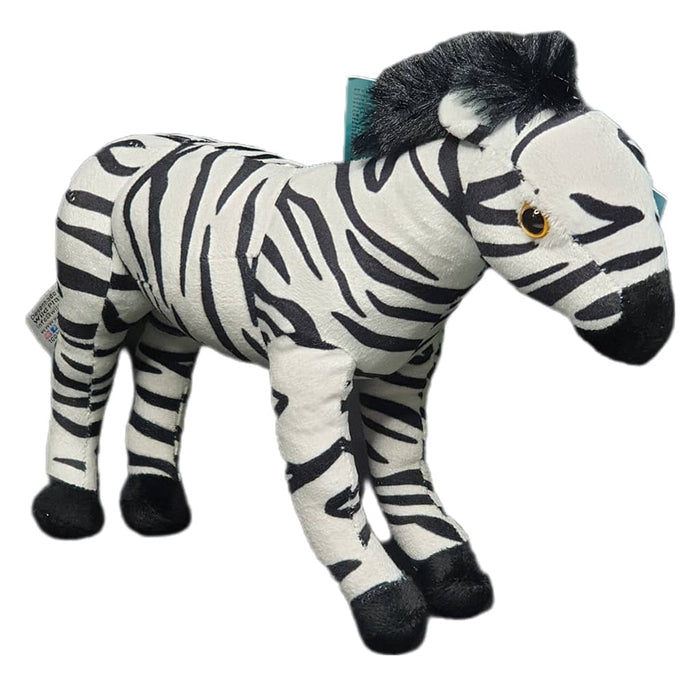 Hand Made Toy Animal - Super Soft Cuddly Zebra (WSL)