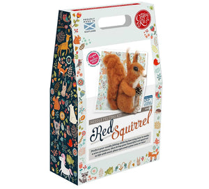 Highland Red Squirrel Needle Felting Kit (Age 10+)