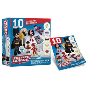 Justice League Cross-Stitch and Crochet Kit