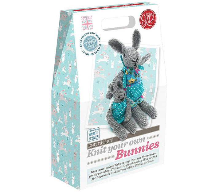 Knit Your Own Bunnies Kit (Age 10+) (WSL)