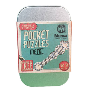 Mensa Pocket Metal Puzzle - 'Awfully Tricky'