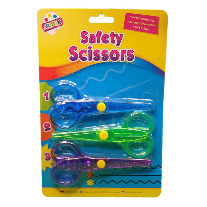 Novelty Cut Safety Scissors (3 Pack)