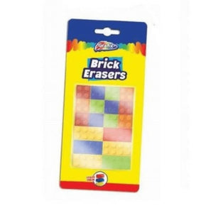 Pack of 16 'Brick' Erasers