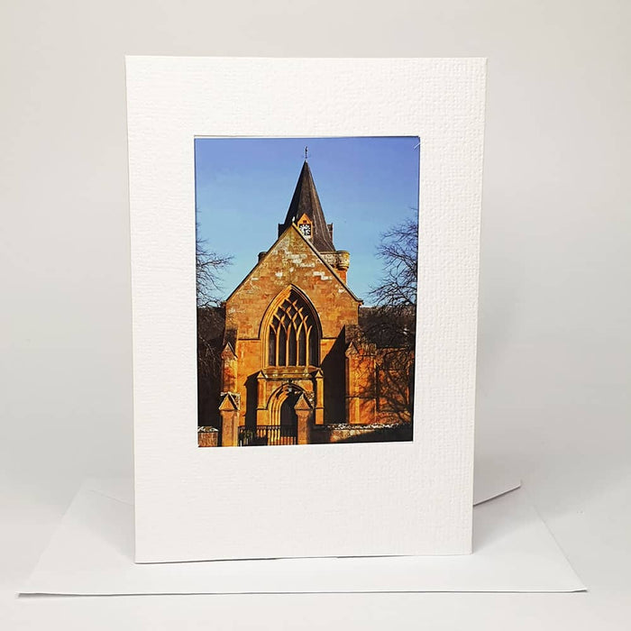 Photo Magnet Greetings Card - Dornoch Cathedral (Portrait) (WSL)