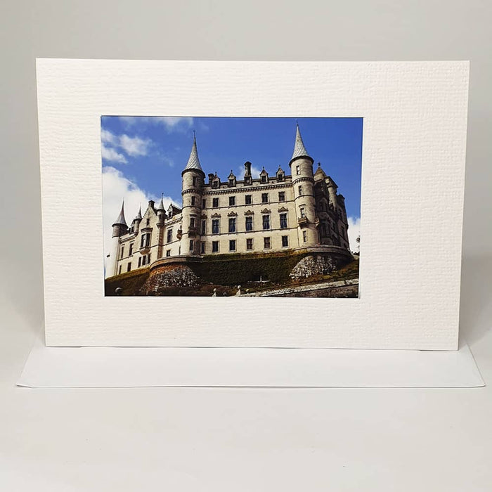 Photo Magnet Greetings Card - Dunrobin Castle (Landscape) (WSL)
