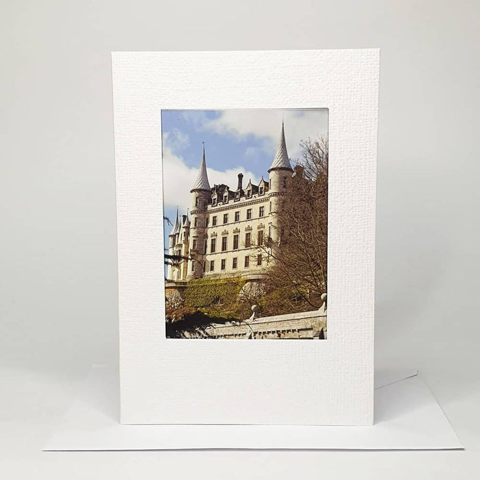 Photo Magnet Greetings Card - Dunrobin Castle (Portrait) (WSL)