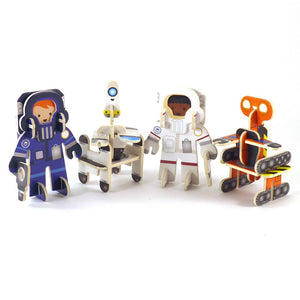 PlayPress Astronauts & Robots Eco-Friendly Play Set