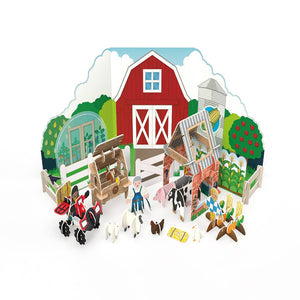 PlayPress Farmyard Eco-Friendly Play Set
